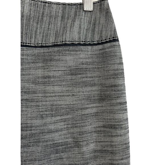Ann Taylor Plaid Pencil Skirt Cotton Blend Size 4 - Picture 2 of 3